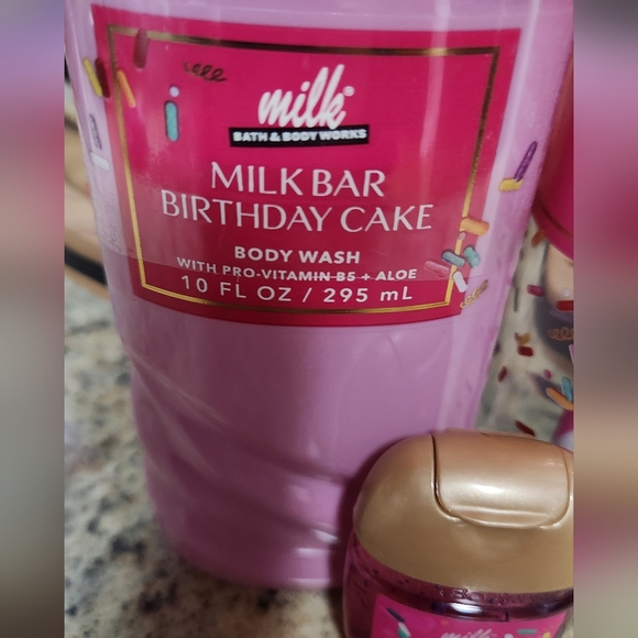 NWT Bath and Body Works x Milk Bar "BIRTHDAY CAKE" Bundle - Picture 2 of 6